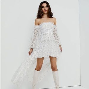 For Love & Lemons Lupita Hi-Low dress NWT